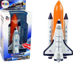 Cohete espacial y transbordador metálico con efectos de luz y sonido AEROSPACE