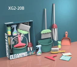 Juego de limpieza infantil con accesorios