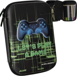 Estuche escolar desplegable con motivo 3D de gamepad