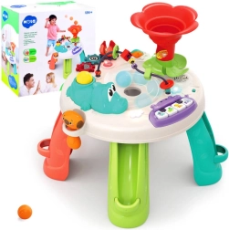 Mesa interactiva infantil Hola con piano de bolas