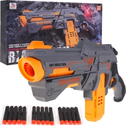 Pistola semiautomática Blaze Storm para dardos blandos – gris