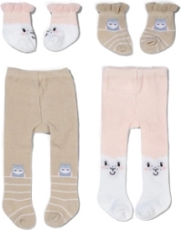 Medias y calcetines BABY born con motivo de ovejita para muñecas de 43 cm - 1 unidad