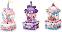 Sluban carrusel con animalito – set de construcción