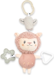 Juguete colgante de felpa llama NEW BABY con mecanismo musical y mordedor