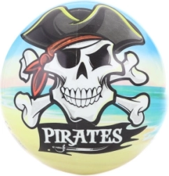 Pelota con motivo pirata 23 cm