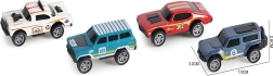 Coches metálicos 7,5 cm – set de 4 uds