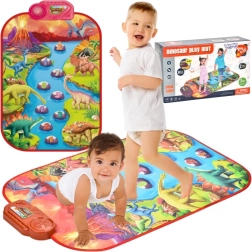 Gran alfombrilla musical interactiva Dino para niños de Woopie