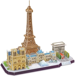 Puzzle 3D CityLine panorama París 114 piezas