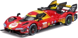Modelo metálico Bburago Ferrari 499P 1:43 – ganador 24H Le Mans 2024 en caja protectora