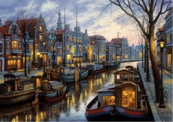 Puzle ART PUZZLE Luces del canal 1500 piezas