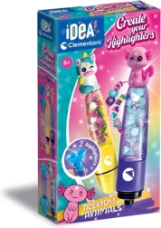 Idea Art mini fábrica de rotuladores fluorescentes – animales mágicos Clementoni