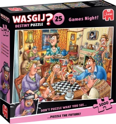 JUMBO Puzzle Wasgij Destiny: Noche de juego 1000 piezas