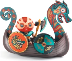 Djeco Arty Toys figura Drak – vikingo en un barco