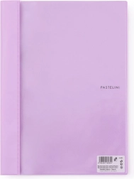 Carpeta de pinza A4 con bolsillo frontal PASTELINI morada