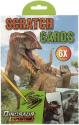 Imágenes para rascar dinosaurios – set de 6 tarjetas 21 × 14 cm