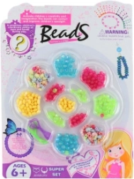 Set de cuentas de plástico de colores para niños
