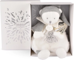 Doudou Set de regalo - Osito de peluche con gorrito 25 cm