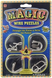 Rompecabezas metálico – set de pequeños acertijos lógicos
