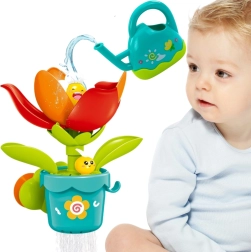Woopie juguete de baño infantil flor floreciente con regadera