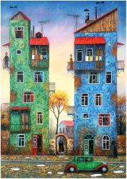 Puzzle Lluvia otoñal 1000 piezas