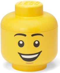 Cabeza de almacenamiento Lego S – chico feliz
