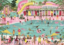 Puzzle Ravensburger Arcoíris junto a la piscina 1000 piezas