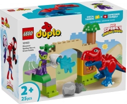LEGO DUPLO Marvel Spidey-Rex vs. Duende Verde – set de construcción para los más pequeños