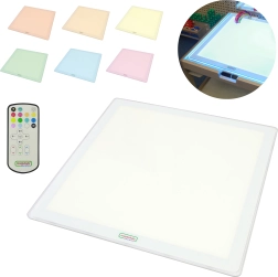 Panel luminoso LED Masterkidz con control remoto y cambio de colores
