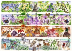 Puzzle TREFL Premium Plus Tea Time: cuatro estaciones 1000 piezas