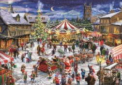 Puzzle Clementoni Mercados navideños 1500 piezas