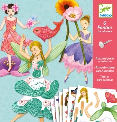 Figuras móviles de hadas Djeco – set creativo para niños