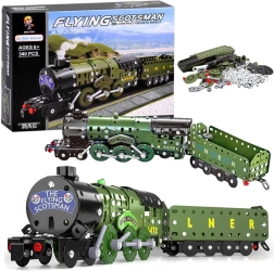 Kit de construcción del tren Flying Scotsman 340 piezas