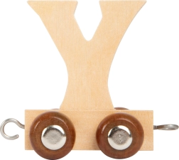 Vagón de madera con la letra Y para trenes de madera Small Foot