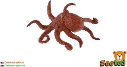 Figura de plástico de pulpo costero de 8 cm