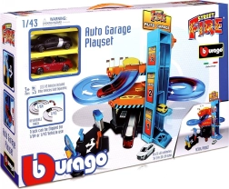 Garaje de coches Bburago con descenso y ascensor 1:43