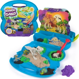 Kinetic Sand excavación del T. rex en maletín