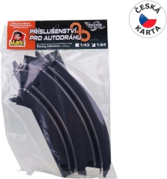Piezas de repuesto para pista de coches 1:64 - 4 piezas