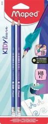 Juego de lápices de grafito Maped Kidy Learn Finger Guide, 2 uds