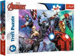 Puzle de 160 piezas MARVEL Avengers – héroes siempre preparados