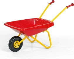 Carretilla infantil de jardín de plástico Milly Mally Rolly Toys roja