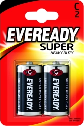 Pilas Energizer Eveready Super Heavy Duty C (R14) 1,5 V – 2 uds