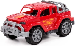 Coche todoterreno de plástico Legionary – rojo