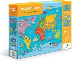 Mapa mundial magnética para niños