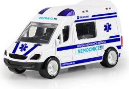 Cochecito metálico ambulancia Ostrava 7 cm