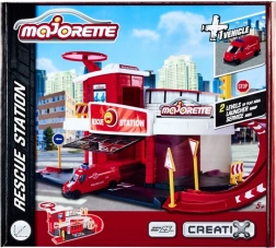 Garaje Majorette Creatix estación de rescate con vehículo