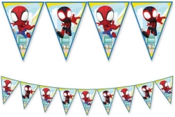 Guirnalda con banderines Spidey 2,3 m