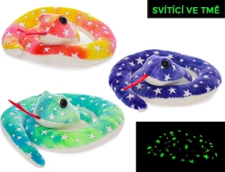 Serpiente de peluche con elementos luminosos 18 cm