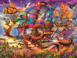 Puzzle Barco volador místico 1500 piezas RAVENSBURGER