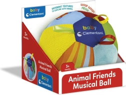 BABY CLEMENTONI pelota musical blanda con sonidos de animales (Ø 15 cm)