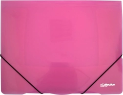 Carpeta con goma eCollection rosa A4